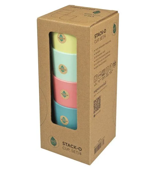 Zuperzozial Zuperzozial Becherset Pastell aus Biokunststoff – Produktbild 2 von 4