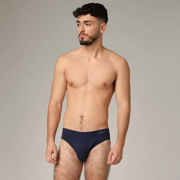 comazo|earth comazo|earth Fairtrade Basic Herren Mini-Slip | GOTS zertifziert, Marine, – Produktbild 1 von 4