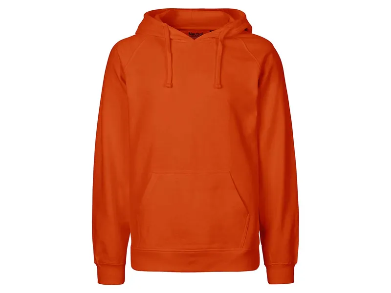 Neutral Neutral® Unisex / Herren College Hoodie Hoody Kapuzenpullover Kapuzenpulli Neue Farben, Orange, – Produktbild 1 von 5