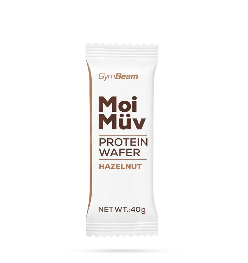 GymBeam Food GymBeam MoiMüv Proteinwaffel 40 g Haselnuss – Produktbild 1 von 1