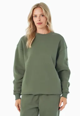 ORGANICATION ORGANICATION Herren vegan Sweatshirt Saylorr Olive – Produktbild 1 von 1