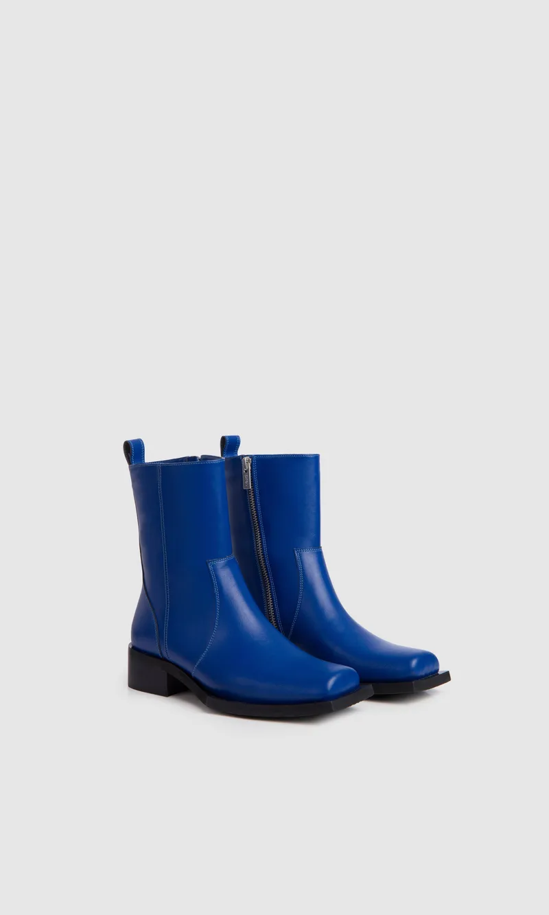 Prev Prev Damen vegan Stiefel Karel Plus Electric Blue, Dunkelblau, – Produktbild 2 von 2