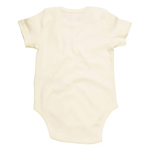 HANDGEDRUCKT HANDGEDRUCKT "drei Eulen" Baby Body, Natur, – Produktbild 2 von 4