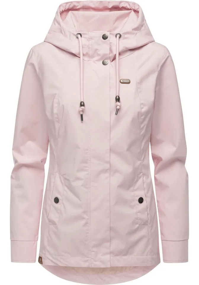 ragwear ragwear Outdoorjacke Alvena Summer YOUMODO Wasserdichte und atmungsaktive Übergangsjacke, Rosa, – Produktbild 2 von 5