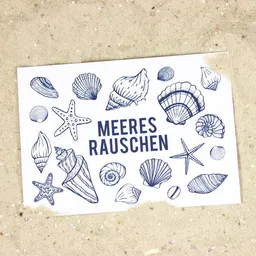 Bow & Hummingbird Bow & Hummingbird Postkarte Meeresrauschen – Produktbild 1 von 1