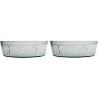 Trink- & Futternapf "LUNA", 2er-Pack, aus Recyclingglas, Ø 23 cm – Produktbild 1 von 1