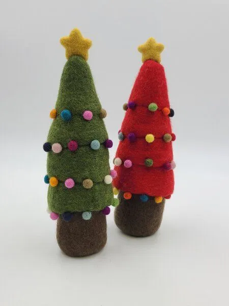 Frida Feeling Frida Feeling Filz Weihnachtsbaum, Rot, – Produktbild 2 von 2