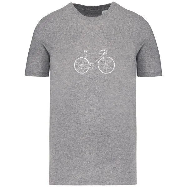 Greenspired Greenspired Basic Bio T-Shirt Vintage Bike Nr. 4 ( 155g/m²) XXS - 5 XL, Meliertes grau, – Produktbild 1 von 1