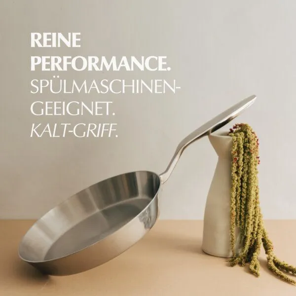 NAKOA NAKOA Edelstahlpfanne Unbeschichtet 28 cm – Produktbild 4 von 4