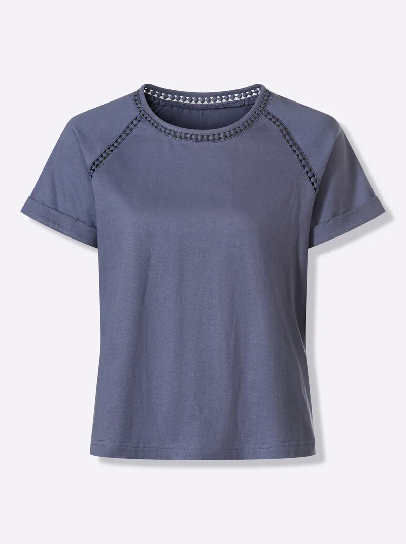 Witt Rundhalsshirt rauchblau, Rauchblau, – Produktbild 1 von 2