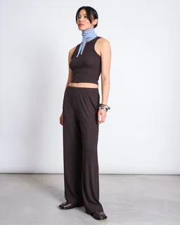JAN N JUNE JAN 'N JUNE Damen vegan Hose Smilla Mud – Produktbild 1 von 1