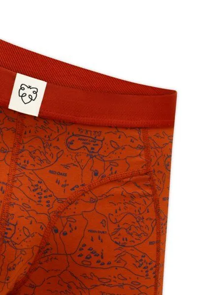 A-Dam A-Dam Orangefarbene Boxer Briefs Ginger Scoutmap – Produktbild 4 von 5