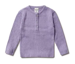 Puri Organic Puri Organic Klein Kinder Henley Rippe Bio Baumwolle Leinen – Produktbild 1 von 1