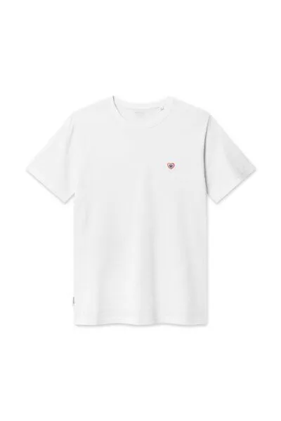 Natural Vibes Natural Vibes T-Shirt Peace and Love Bio GOTS | Bio T-Shirt | Weißes T-Shirt | Herren Damen T-Shirt | – Produktbild 2 von 4