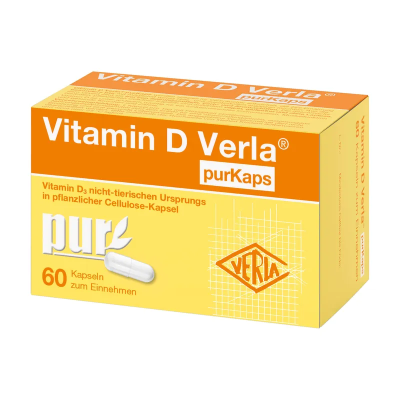Vitamin D Verla Vitamin D Verla purKaps – Produktbild 1 von 1