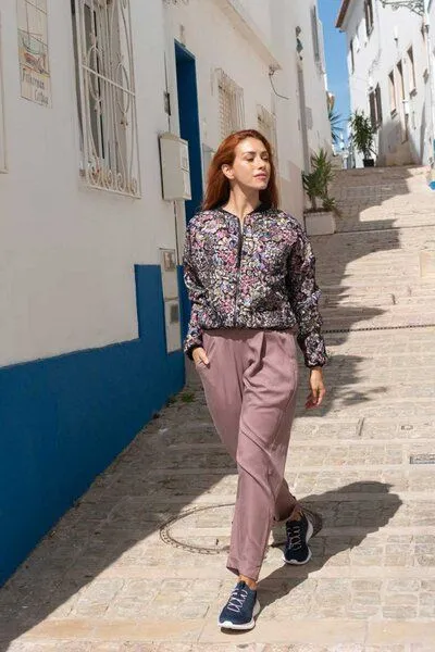WiDDA berlin WiDDA berlin Bundfaltenhose in Mauve aus TENCEL® – Produktbild 3 von 4