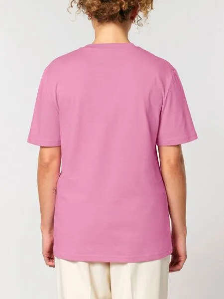 Human Family Human Family Bio Unisex Rundhals T-Shirt "Create - Change your view", Pink, – Produktbild 4 von 4