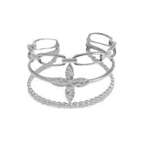 ELEKTROPULLI Größenverstellbarer Ring Ø17mm von Elektropulli, Silber, – Produktbild 4 von 8