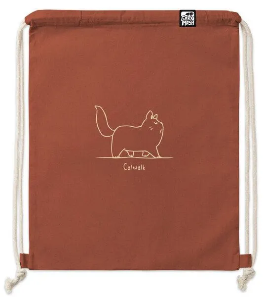 Gary Mash Gary Mash Gym Bag Catwalk aus Biobaumwolle, Terracotta (rot), – Produktbild 1 von 1