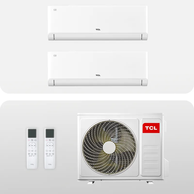 TCL TCL Multisplit Klimaanlage 2 x 9.000 BTU (2,6kW) - WiFi - BreezIn – Produktbild 2 von 6