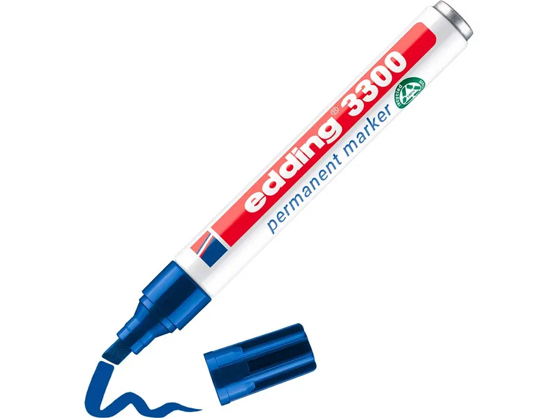 Edding Edding Permanentmarker "3300" blau – Produktbild 2 von 3