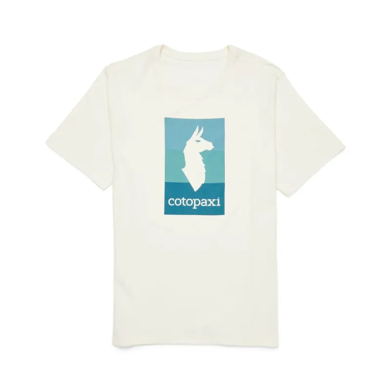 Cotopaxi T-shirt Cotopaxi Llama, Blanc, – Produktbild 1 von 1
