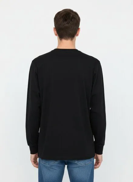 UNIPOLAR UNIPOLAR Loose-Fit Free Longsleeve, Black, – Produktbild 2 von 2