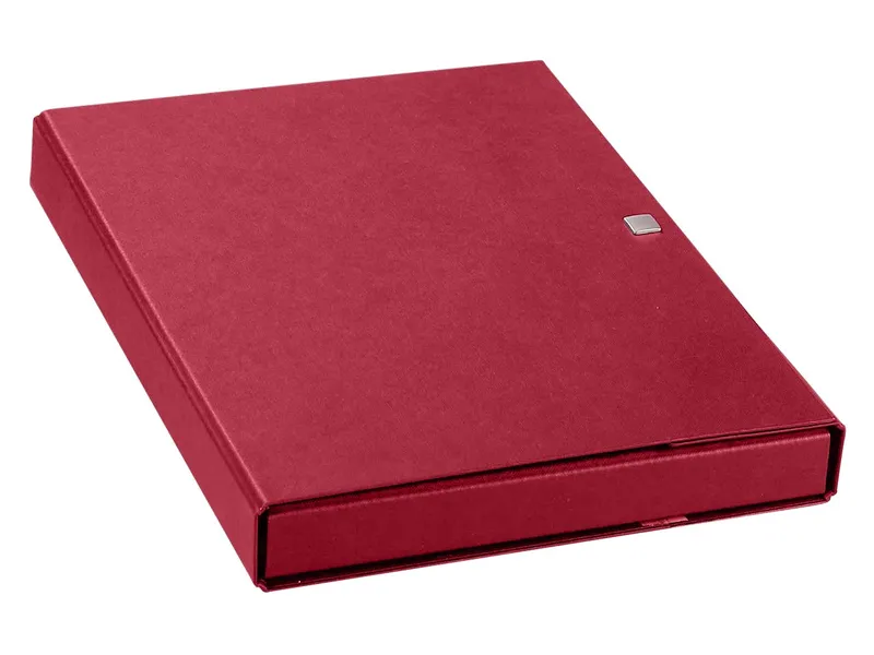 Memo Sammelmappe 'Elegance BIG',bordeaux , A4 mit Flügel u Druckknopfverschluss – Produktbild 1 von 1