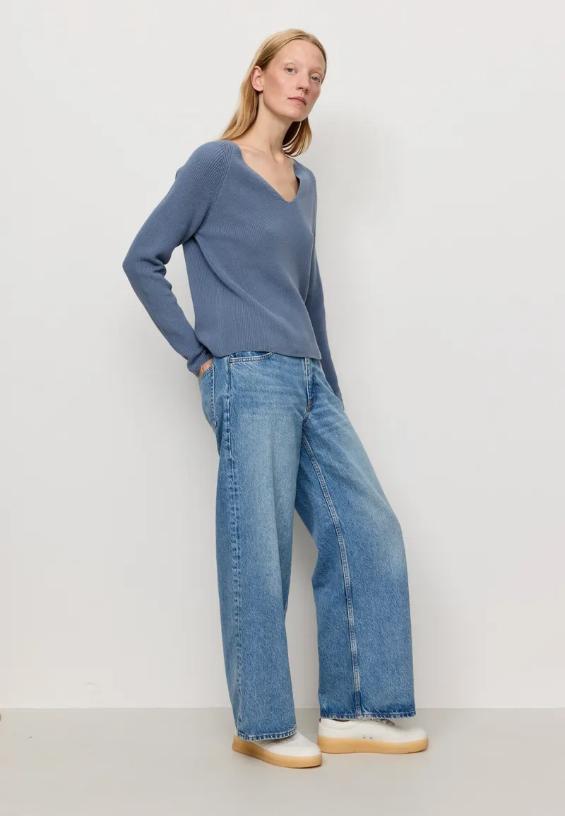 recolution Recolution Damen vegan Pullover Rucola Taubenblau, Hellblau, – Produktbild 1 von 2