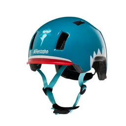 Affenzahn AFFENZAHN Helm Hai Petrol Größe S 45-51cm Kopfumfang mit Sicherheits-Rücklicht – Produktbild 1 von 1