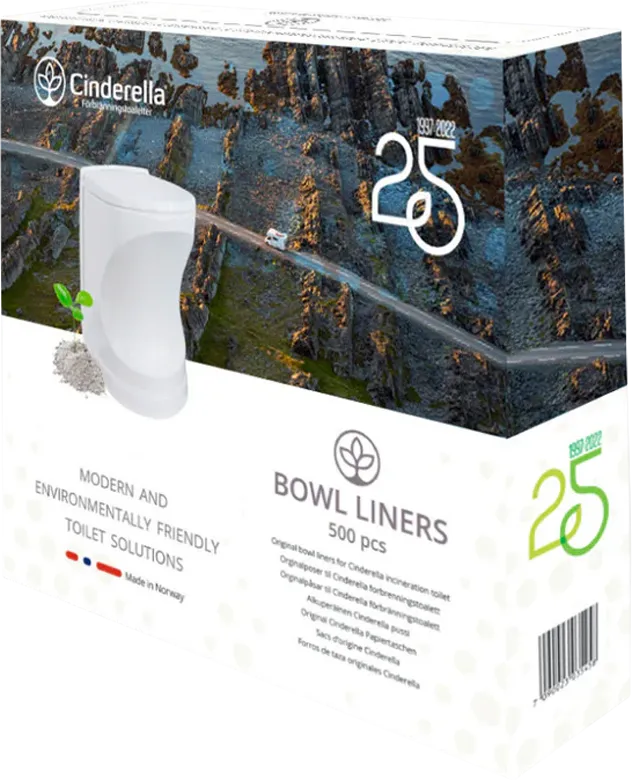 Cinderella Cinderella Bowl Liner Travel Papierbeutel 500 Stück für Cinderella Travel – Produktbild 2 von 2