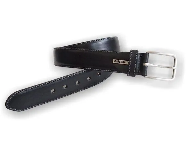Greenbelts Greenbelts Herren Ledergürtel COLLIN, Schwarz, – Produktbild 1 von 3