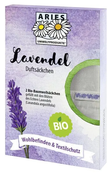 Aries ARIES Bio Lavendel Duftsäckchen 2er Set – Produktbild 1 von 1
