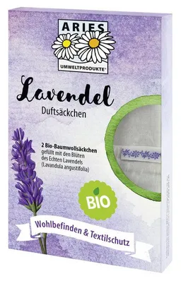 Aries ARIES Bio Lavendel Duftsäckchen 2er Set – Produktbild 1 von 1