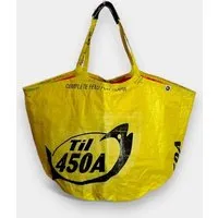 REFISHED fair fashion REFISHED fair fashion Tasche 'SOULMATE' - upcycelte Fischfuttersäcke, #fish gelb-til, – Produktbild 1 von 2