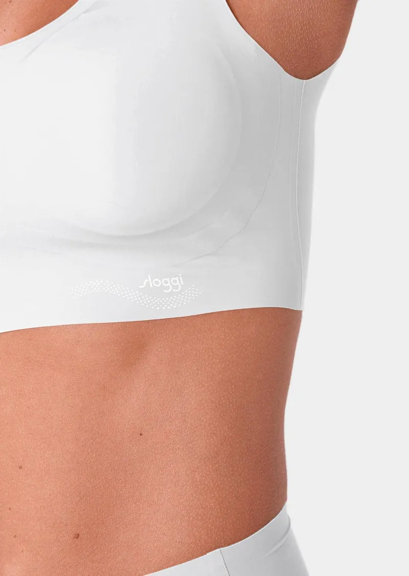Sloggi Glattes Bustier mit eingearbeiteten Schalen - weiß - Gr. XS von Goldner Fashion, Weiss, – Produktbild 3 von 3