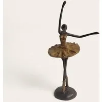 Moogoo Creative Africa Moogoo Creative Africa Bronze-Skulptur "Danseuse de ballet" Ballerina 27 cm, handgemacht und fair – Produktbild 2 von 5