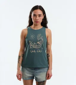 Gary Mash GARY MASH Tanktop Grace Chilly Chili in der Hängematte aus Biobaumwolle – Produktbild 1 von 1