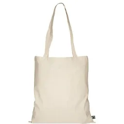 TEXXILLA Fairtrade Baumwolltasche mit langen Henkeln, natur, Beige, – Produktbild 1 von 1