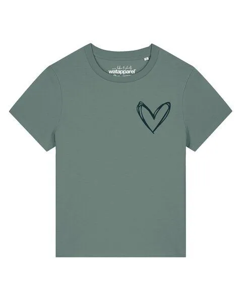 watapparel watapparel T-Shirt Frauen Herzi, Green bay, – Produktbild 1 von 3