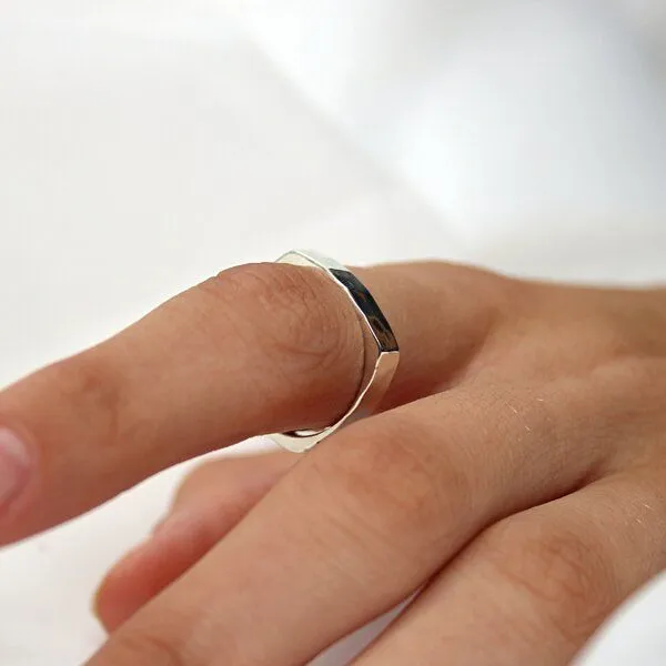 pakilia pakilia Ring "Cuadro martillado" #8 – Produktbild 4 von 5