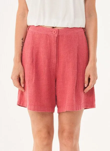 ORGANICATION ORGANICATION Shorts aus Leinen-Bio Baumwolle Mix mit LENZING ECOVERO, Rose(desert rose), – Produktbild 1 von 4