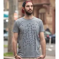 päfjes päfjes Fliesenkreuze - Männer T-Shirt - Fair Wear - Heather Grey – Produktbild 1 von 1