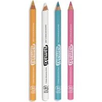 Namaki Schminkstifte für Kinder, 4er-Set Gelb, Rosa, Türkis, Weiß, Mehrfarbig, – Produktbild 1 von 1