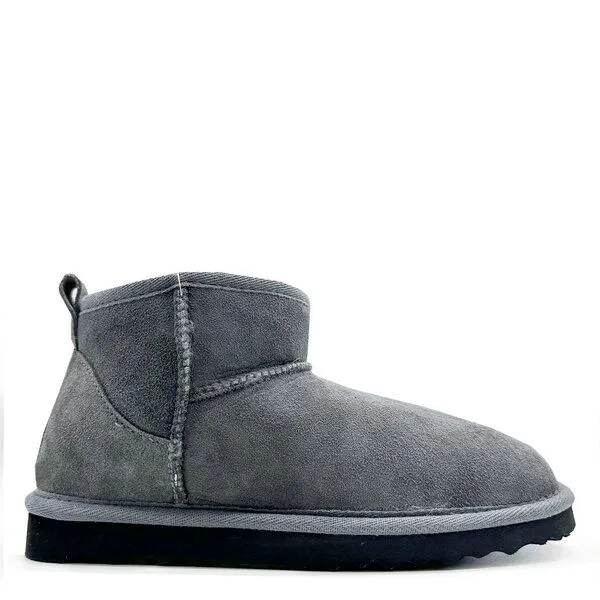 thies Stiefel aus Schaffell "thies Mega Shorty", Dark grey (dunkel grau), – Produktbild 1 von 4