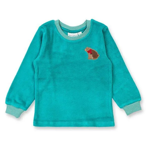 Sense Organics Sense Organics Kinder Velours Schlafanzug, Modell LONG JOHN VELOUR, 200317, – Produktbild 2 von 4