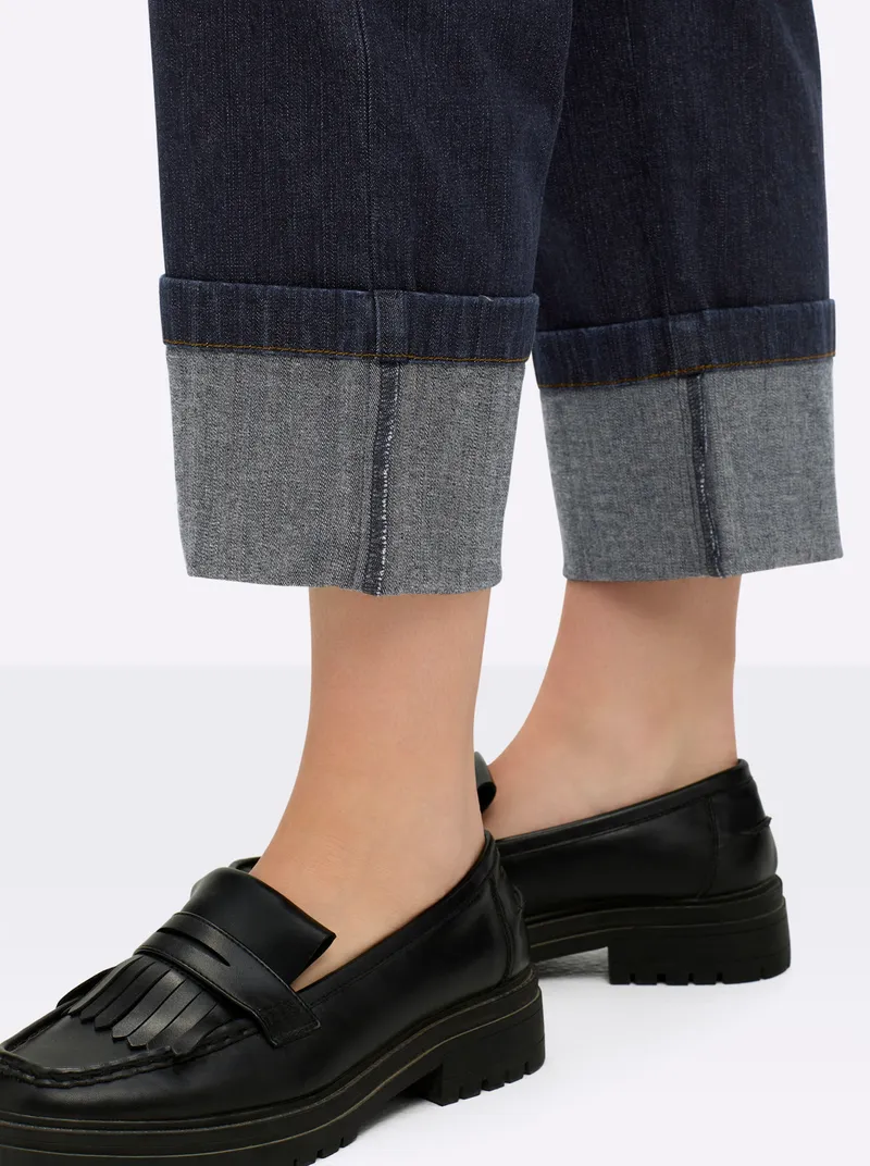 sheego 7/8-Jeans, Dark blue, – Produktbild 2 von 2