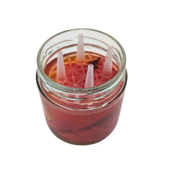 mikken mikken Fermentier Set - 4 Fermentiergläser 410 ml mit Fermentier Gitter, Holzstößel und Deckel (PVC-frei) – Produktbild 4 von 4
