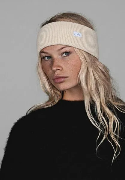 Lou-i Lou-i Stirnband aus Schurwolle Made in Germany, Naturweiß, – Produktbild 4 von 4