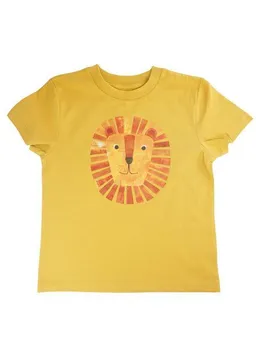 MelaDi MELAdi Kinder Shirt aus Biobaumwolle - Löwe auf Ocre Gelb – Produktbild 1 von 1